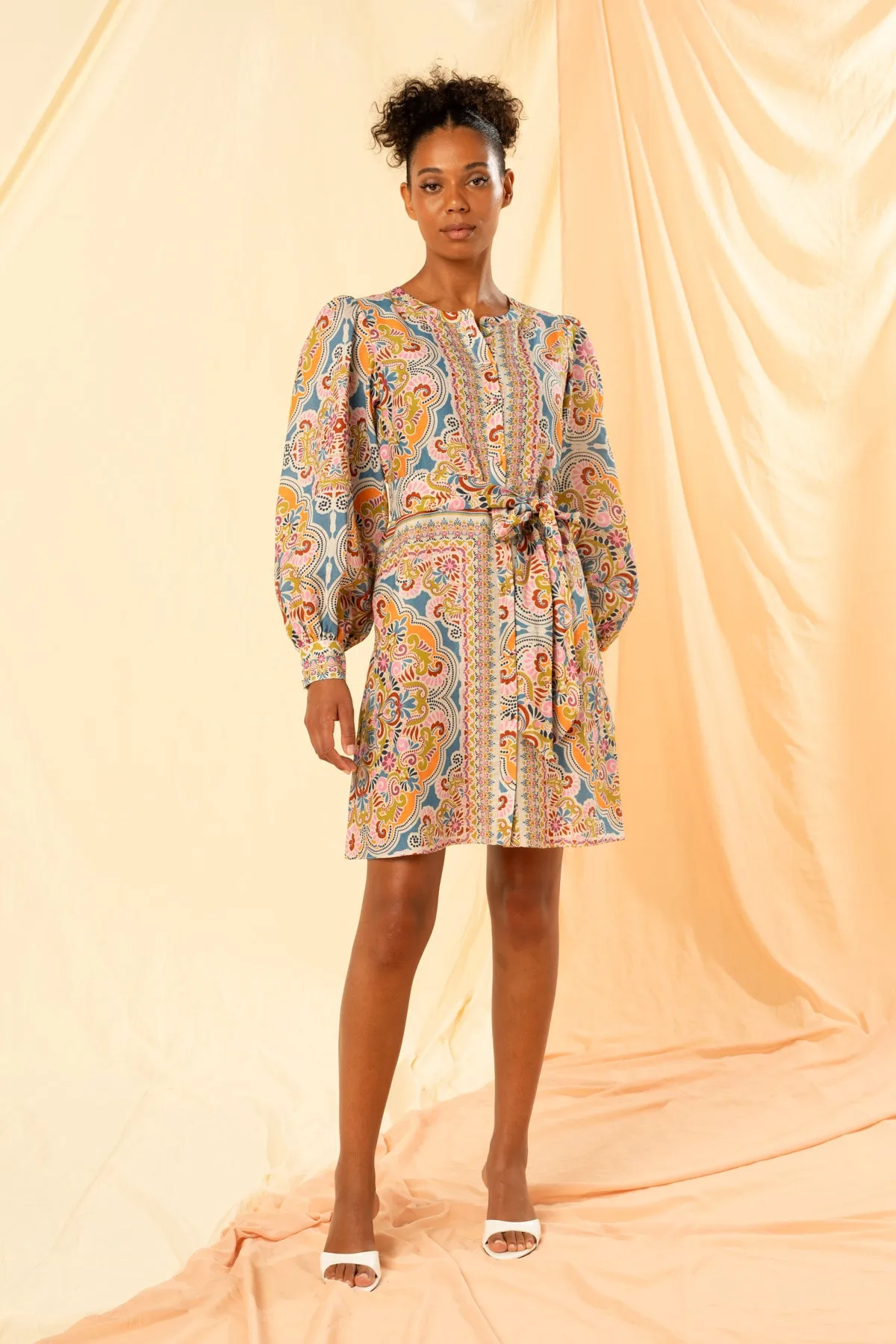 Kachel - Ottavia Mini Shirt Dress