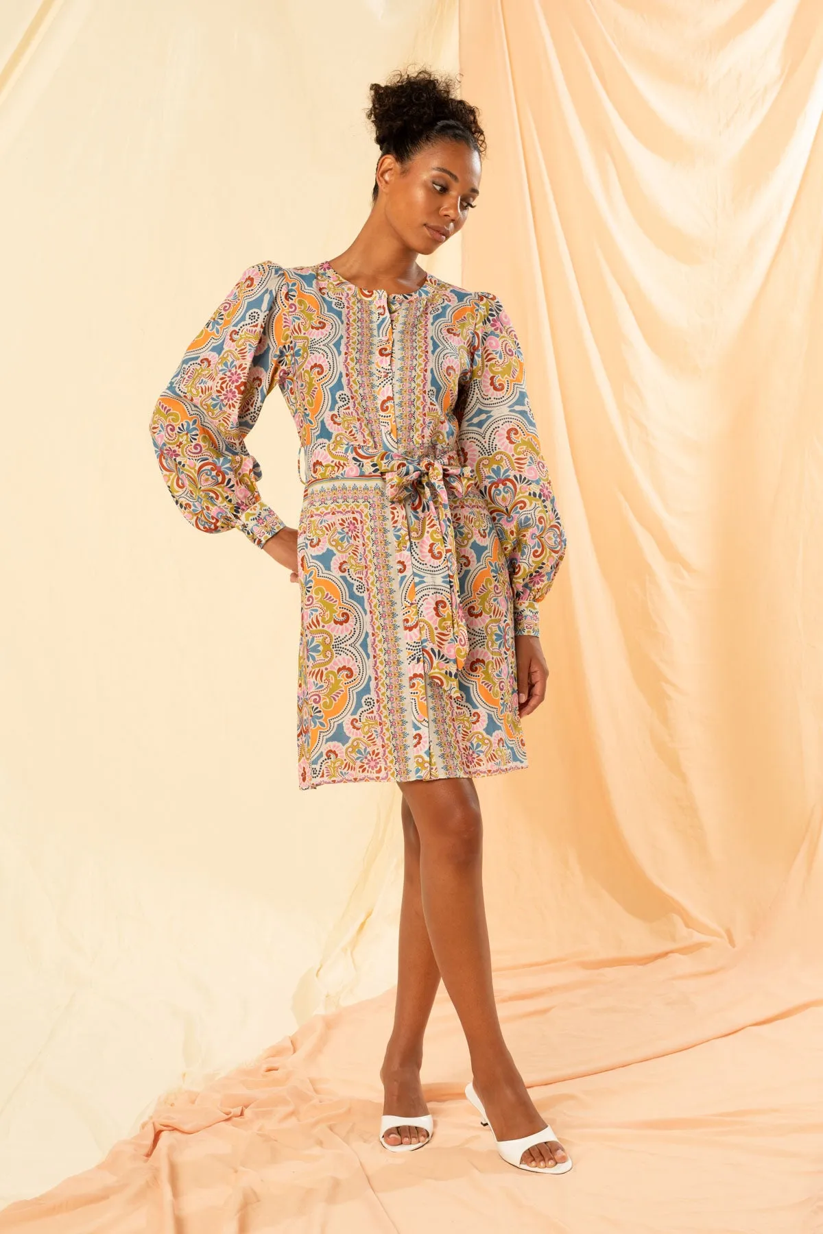 Kachel - Ottavia Mini Shirt Dress