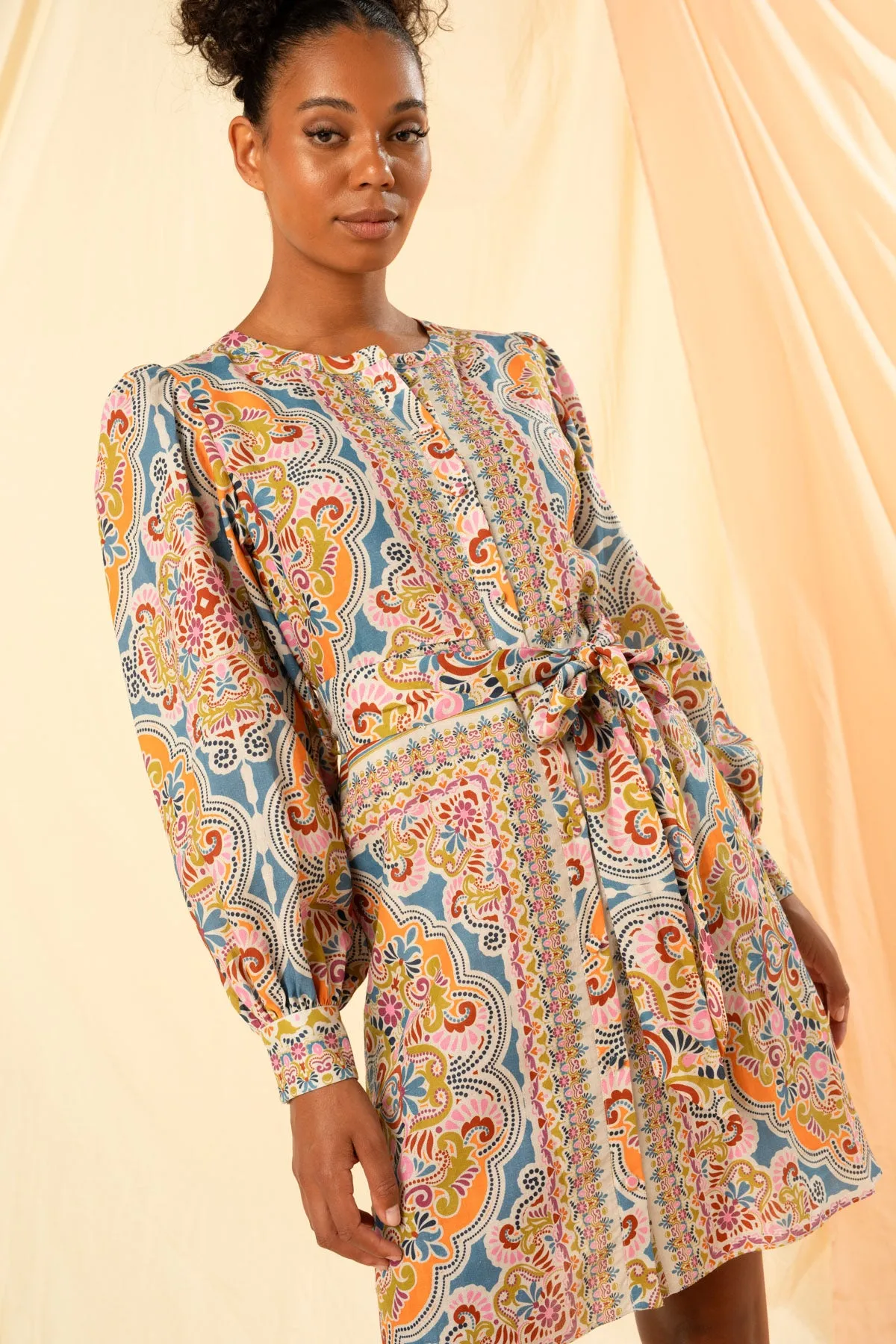 Kachel - Ottavia Mini Shirt Dress