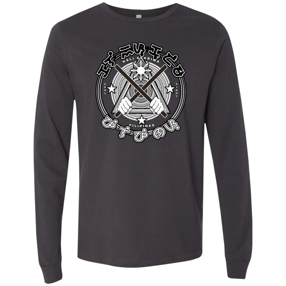 Kali Eskrima Eskrima Sticks Unisex Jersey Long Sleeve T-Shirt