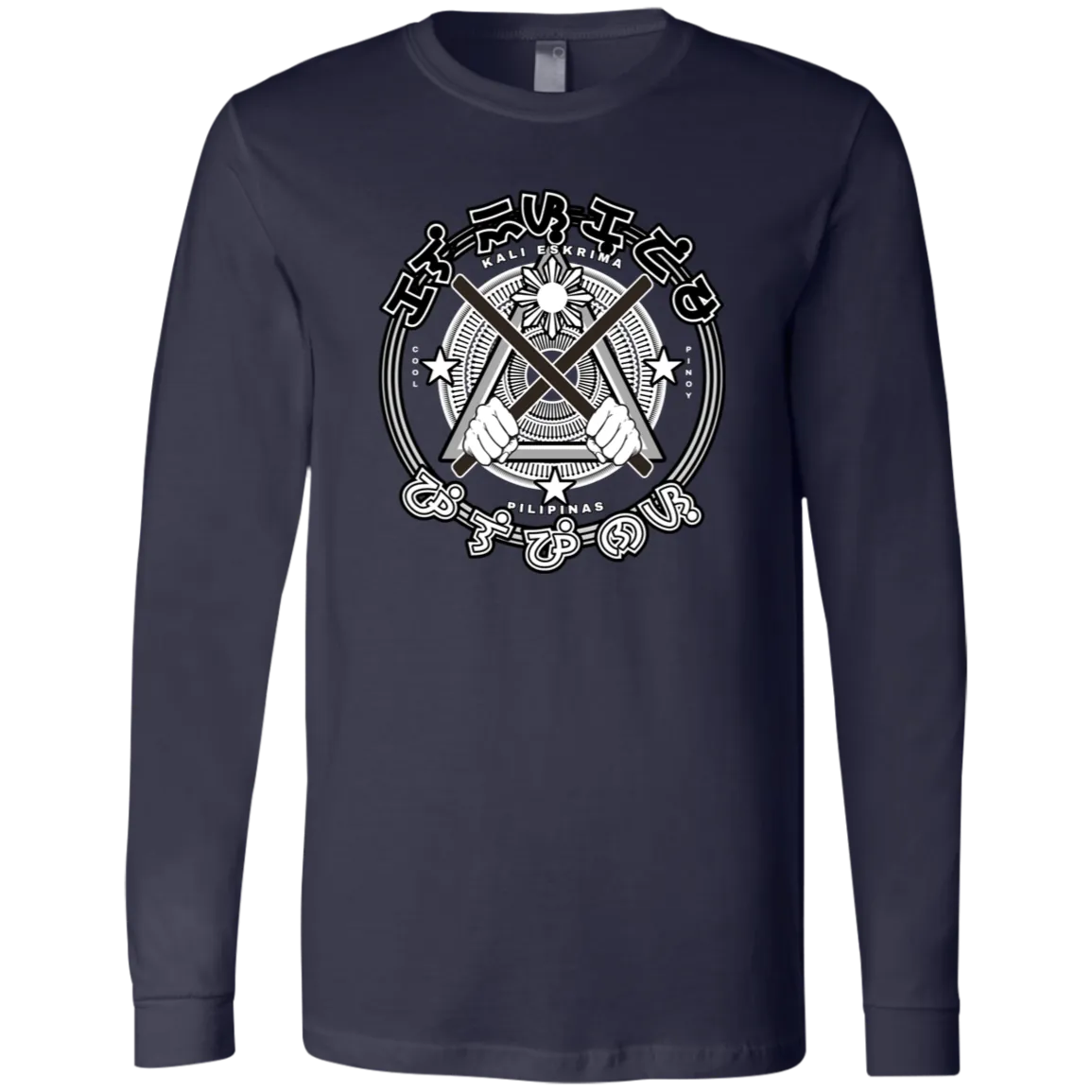Kali Eskrima Eskrima Sticks Unisex Jersey Long Sleeve T-Shirt