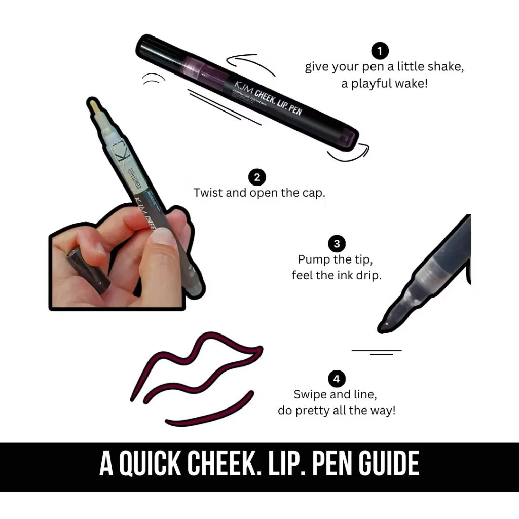 KJM CHEEK. LIP. PEN