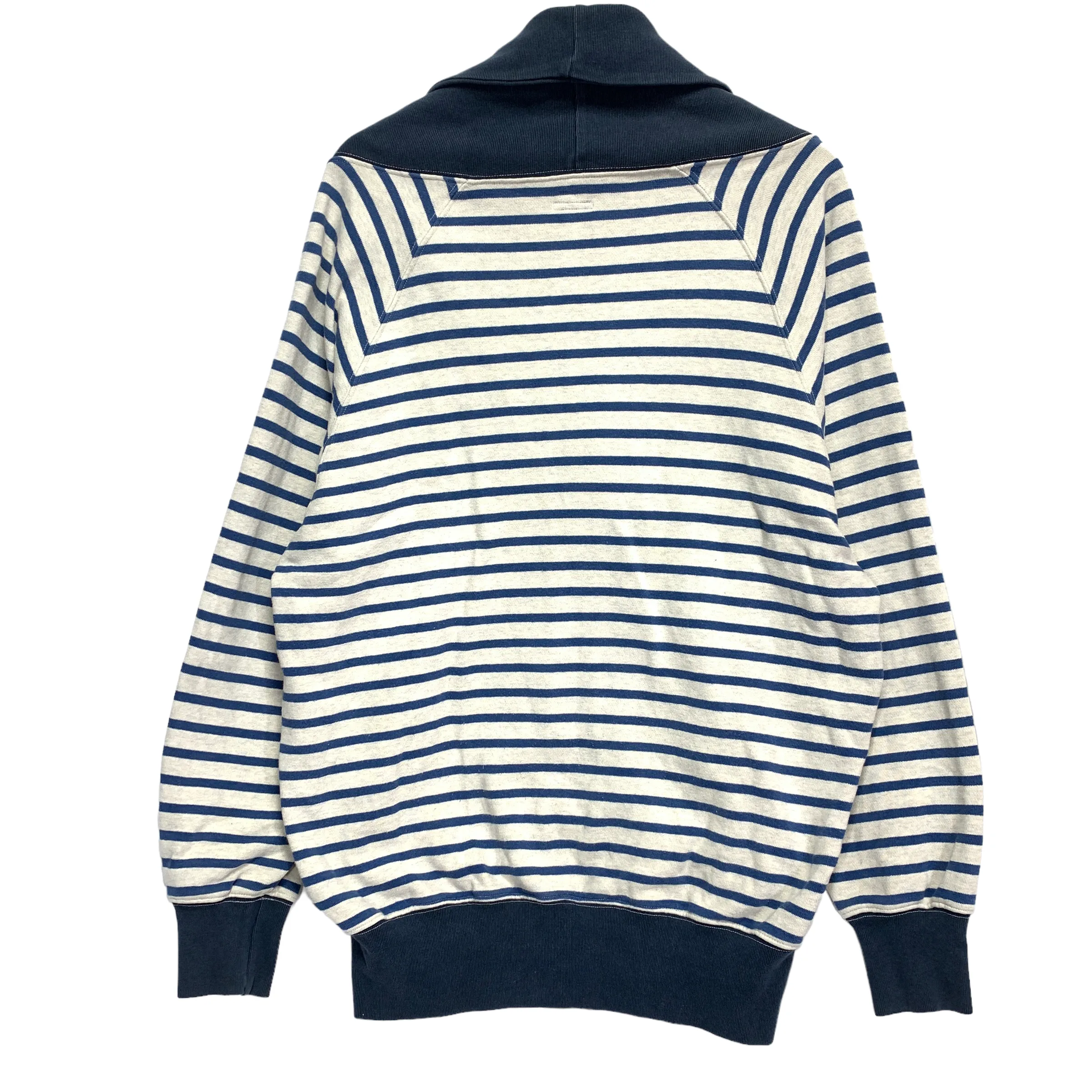 [L] Kapital Stripe Shawl Collar Button Front Cardigan