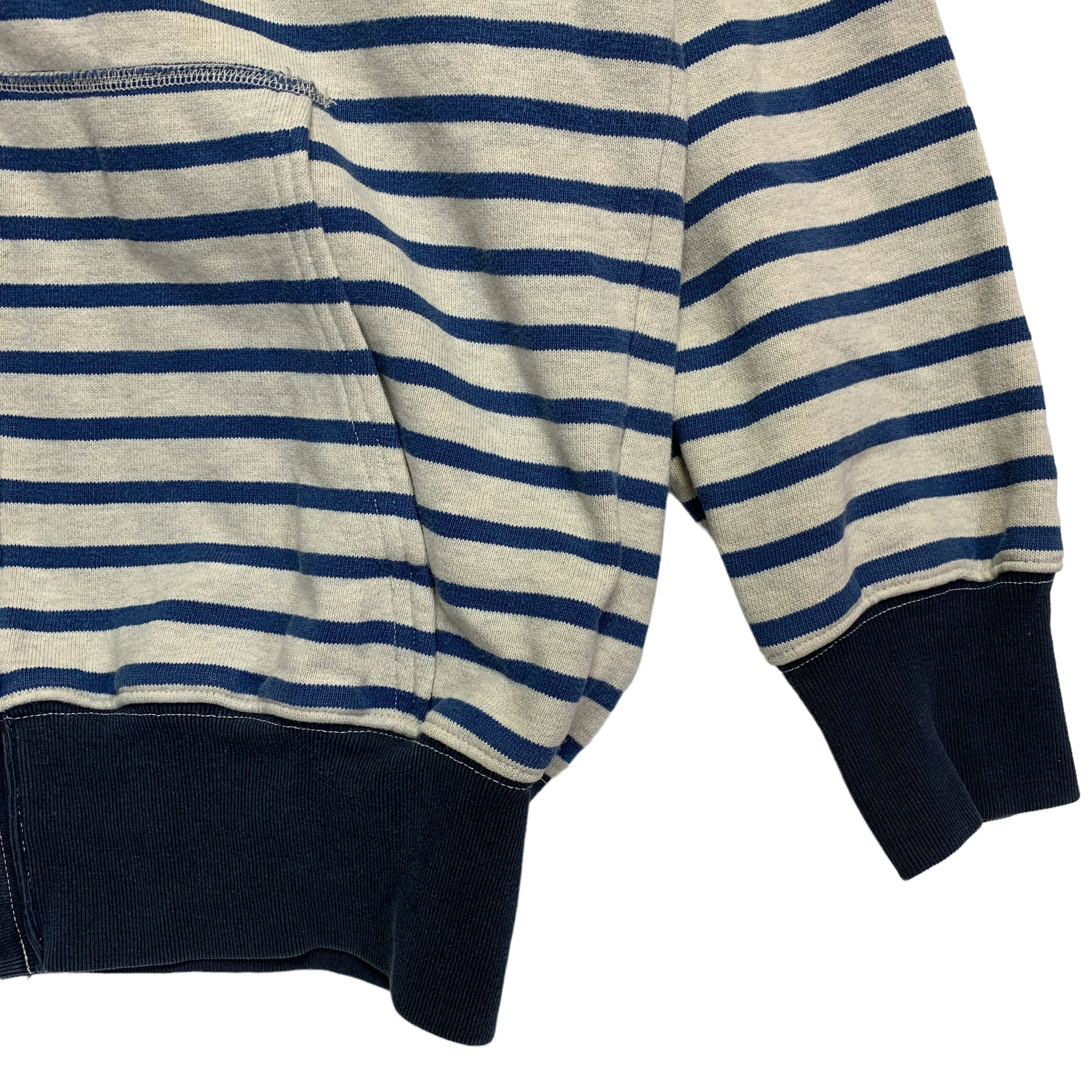 [L] Kapital Stripe Shawl Collar Button Front Cardigan