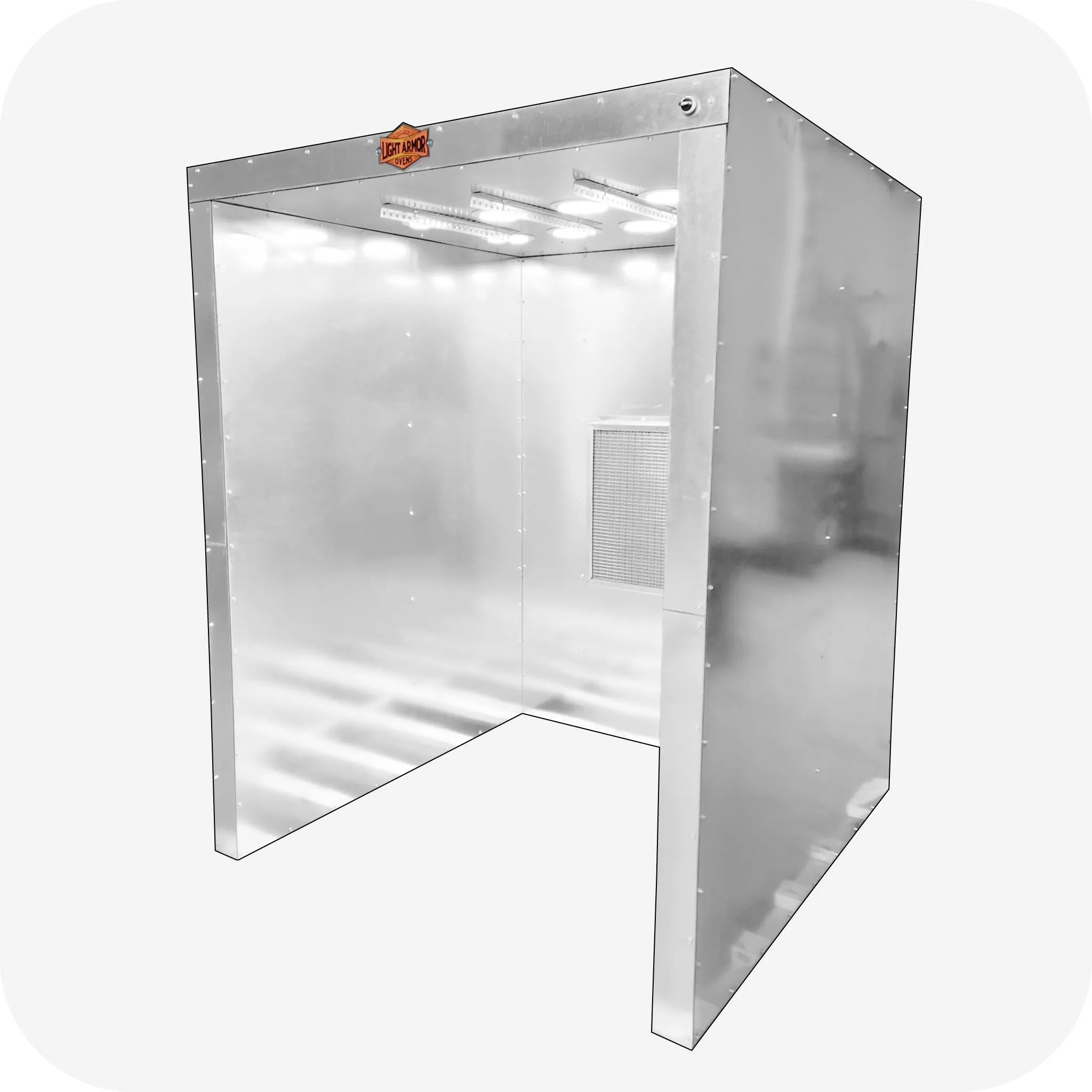 LA556 Spray Booth (5' x 5' x 6')