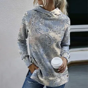 Lena - elegant sweater with print