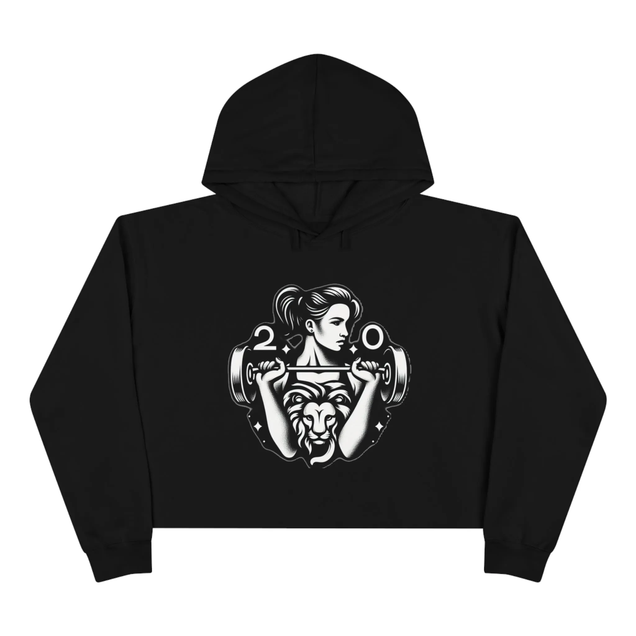Leo Crop Hoodie