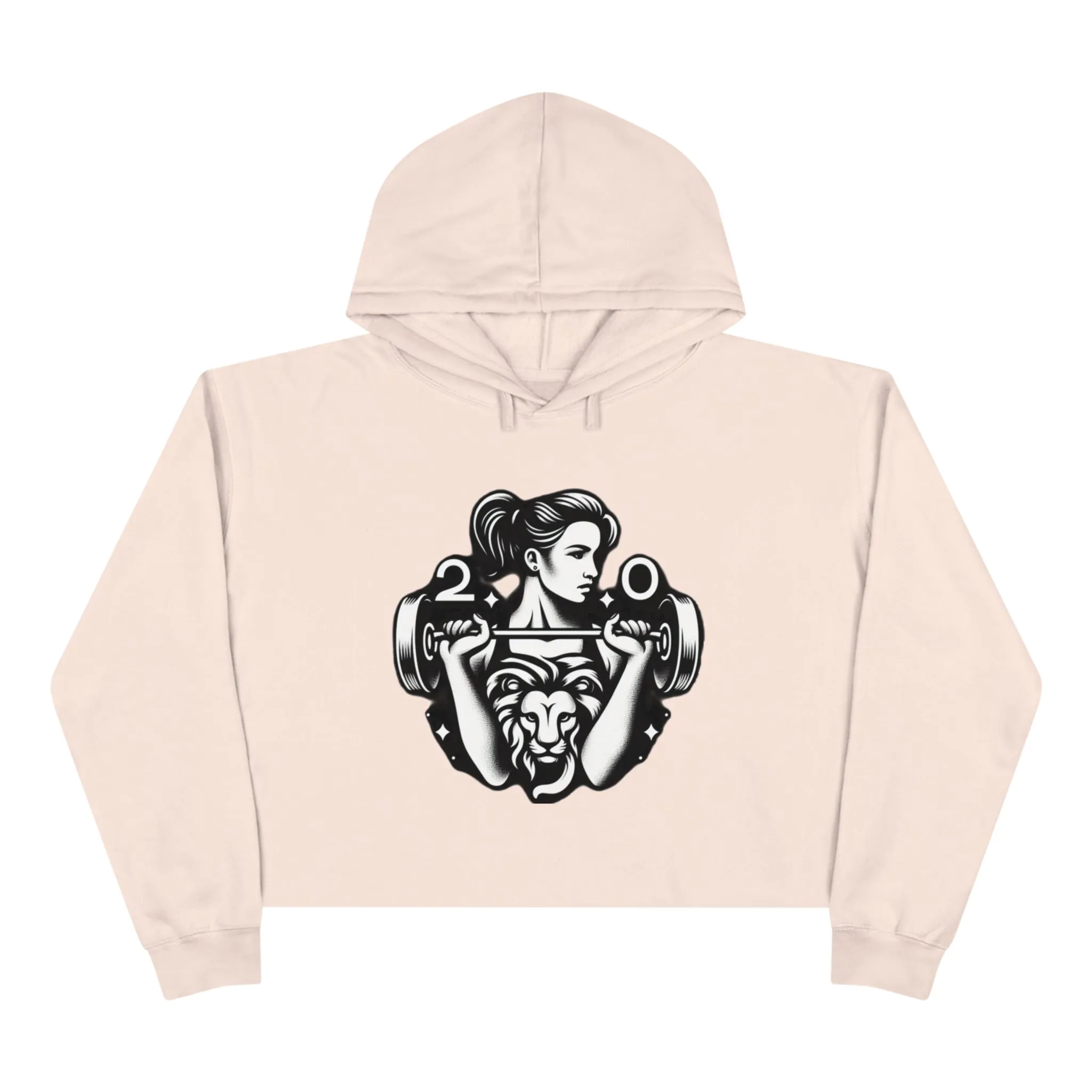 Leo Crop Hoodie