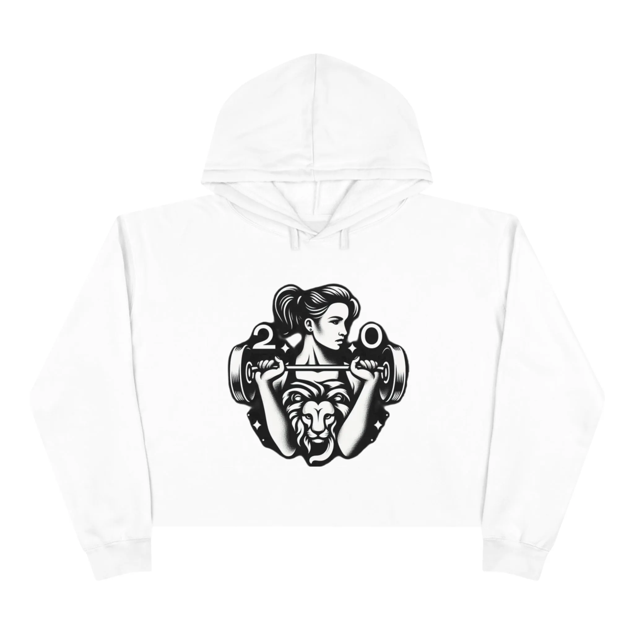 Leo Crop Hoodie