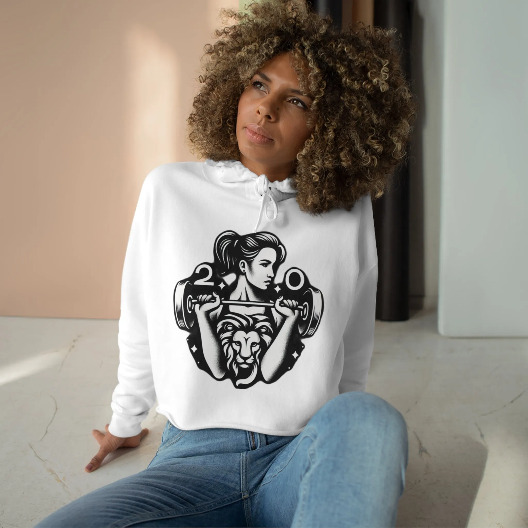 Leo Crop Hoodie