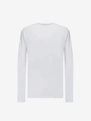 Lightweight Unisex Lenzing Long Sleeve T-Shirt | White