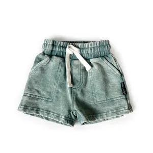 Little Bipsy Surf Camp Short - Green Wash