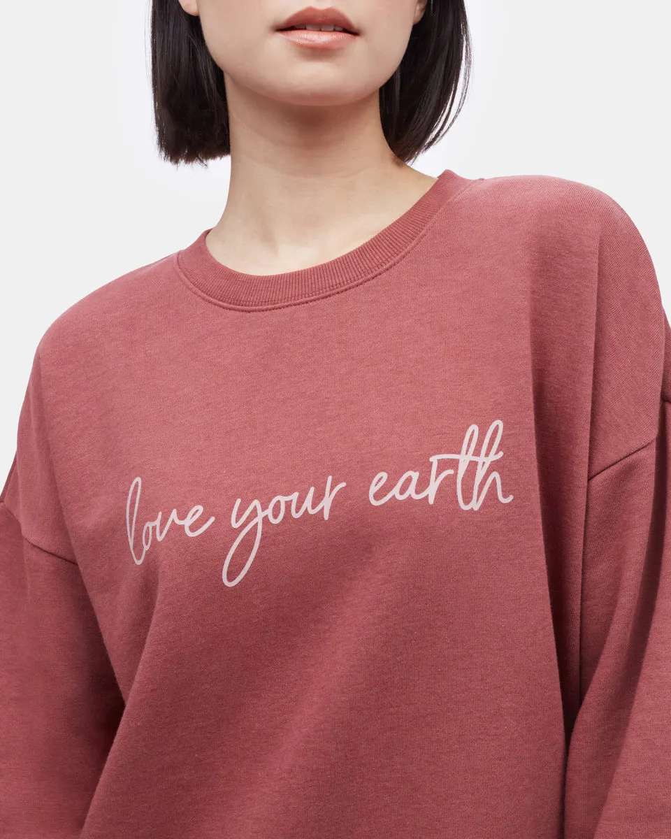 Love Your Earth Oversized Crew