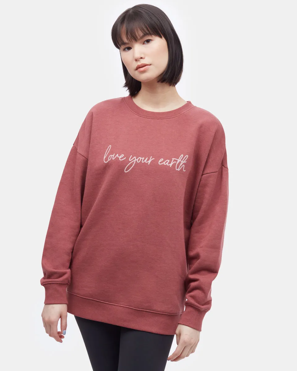 Love Your Earth Oversized Crew
