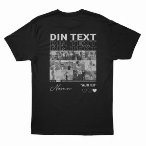 LOVER - Personalized shirt with your own pictures printed on the back