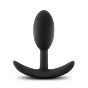 Luxe - Wearable Vibra Slim Plug - Small - Black