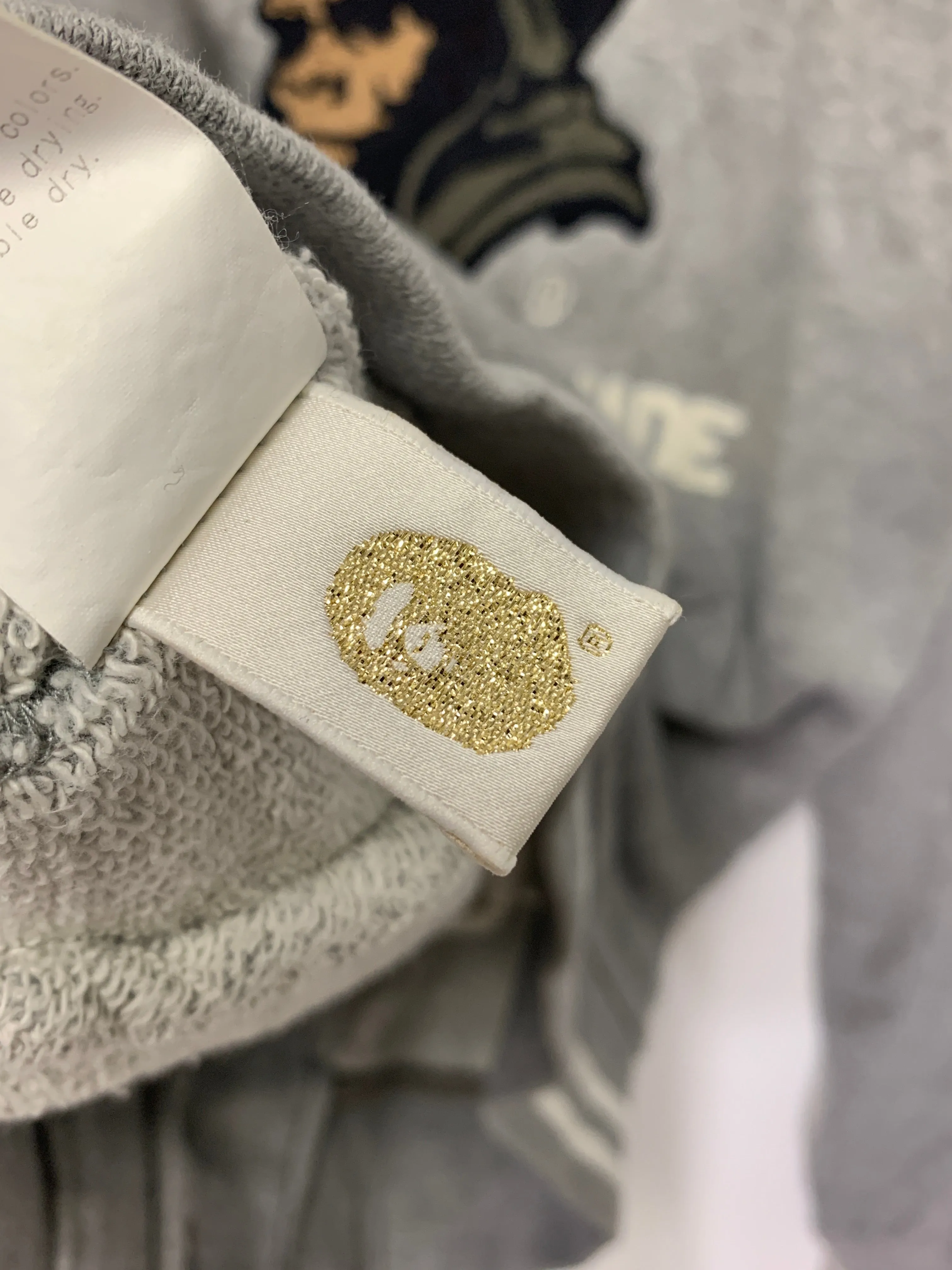 [M] A Bathing Ape Bape Classics General Made Sweat Stadium Jacket