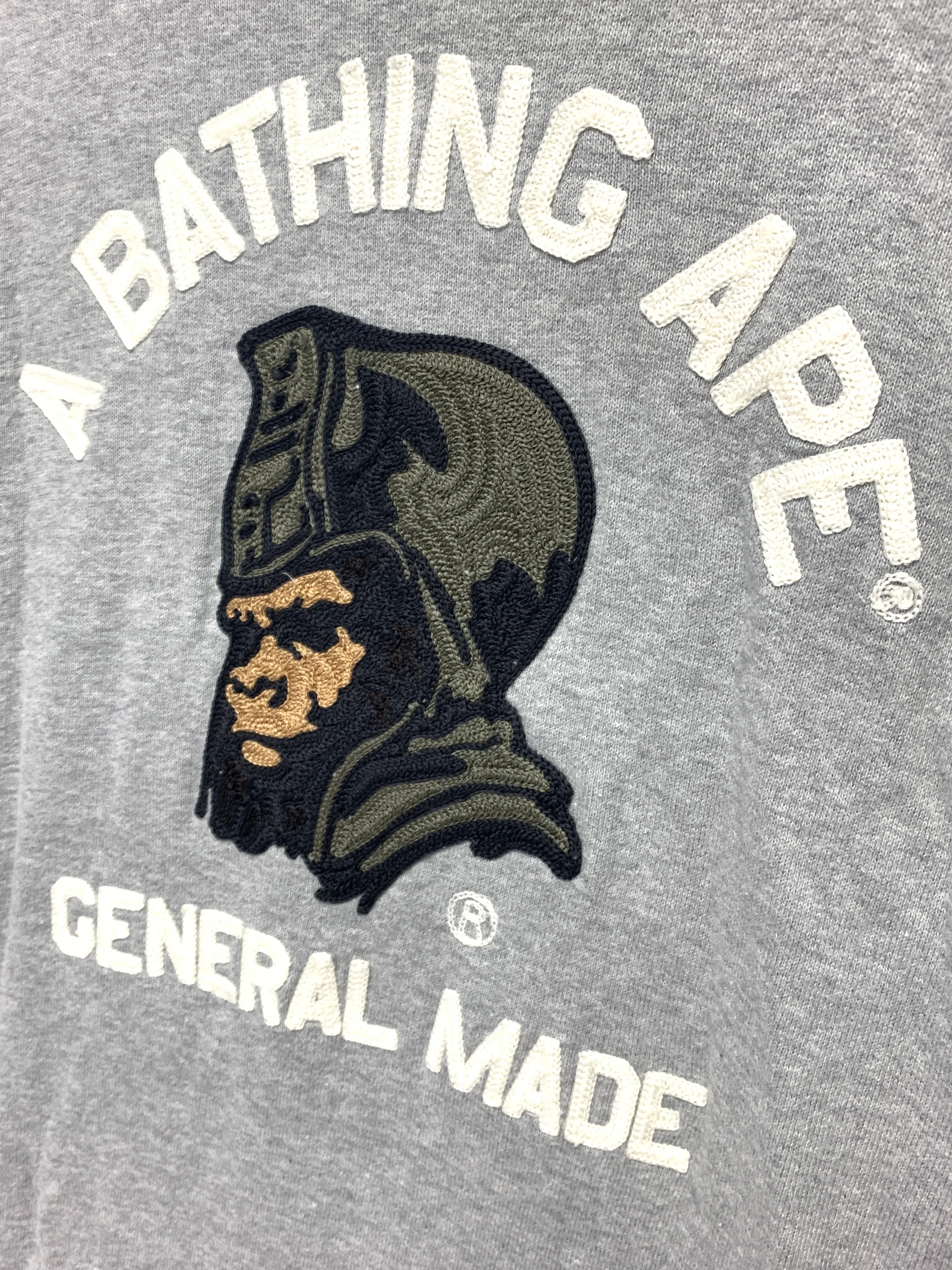 [M] A Bathing Ape Bape Classics General Made Sweat Stadium Jacket