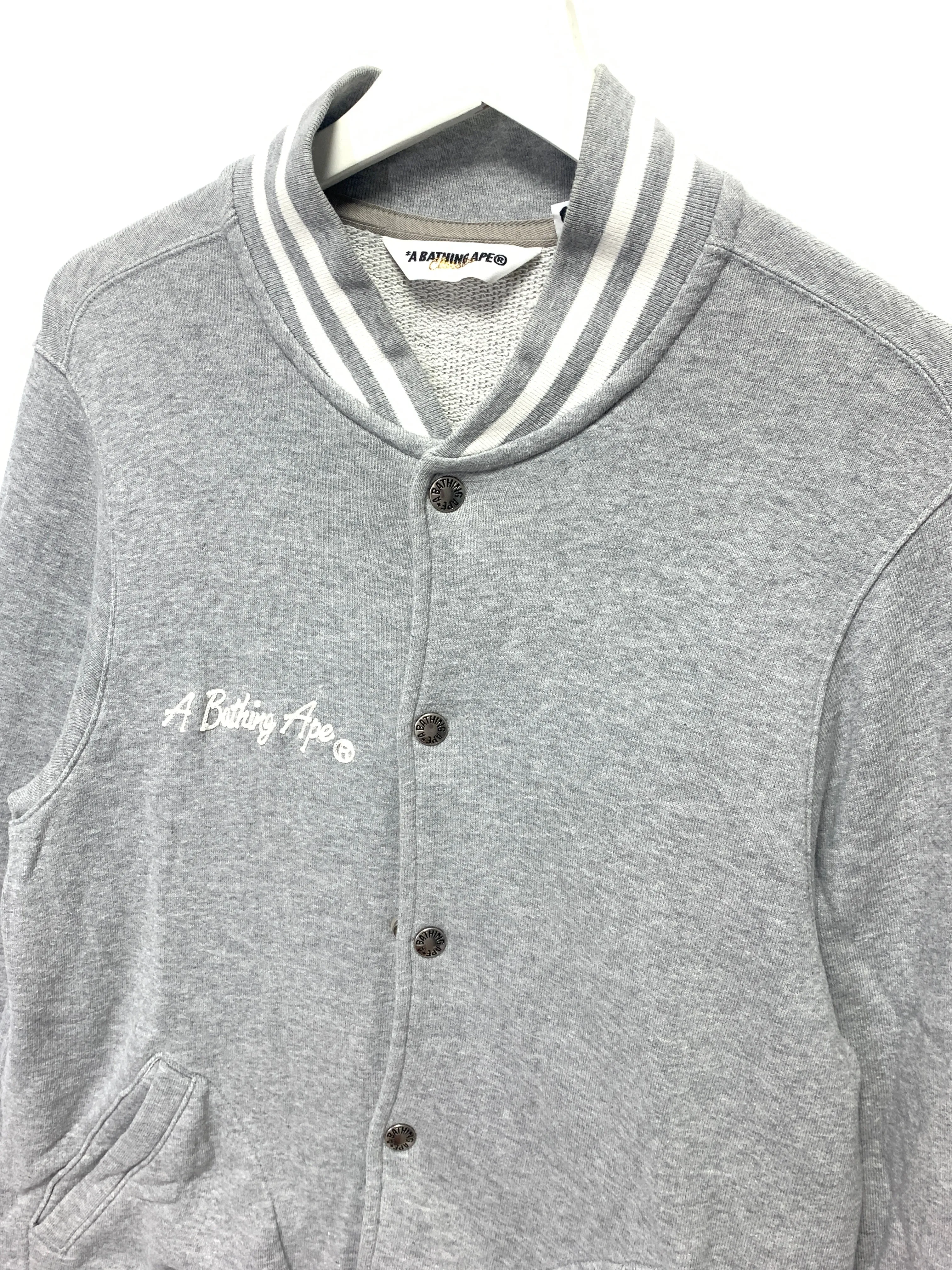 [M] A Bathing Ape Bape Classics General Made Sweat Stadium Jacket