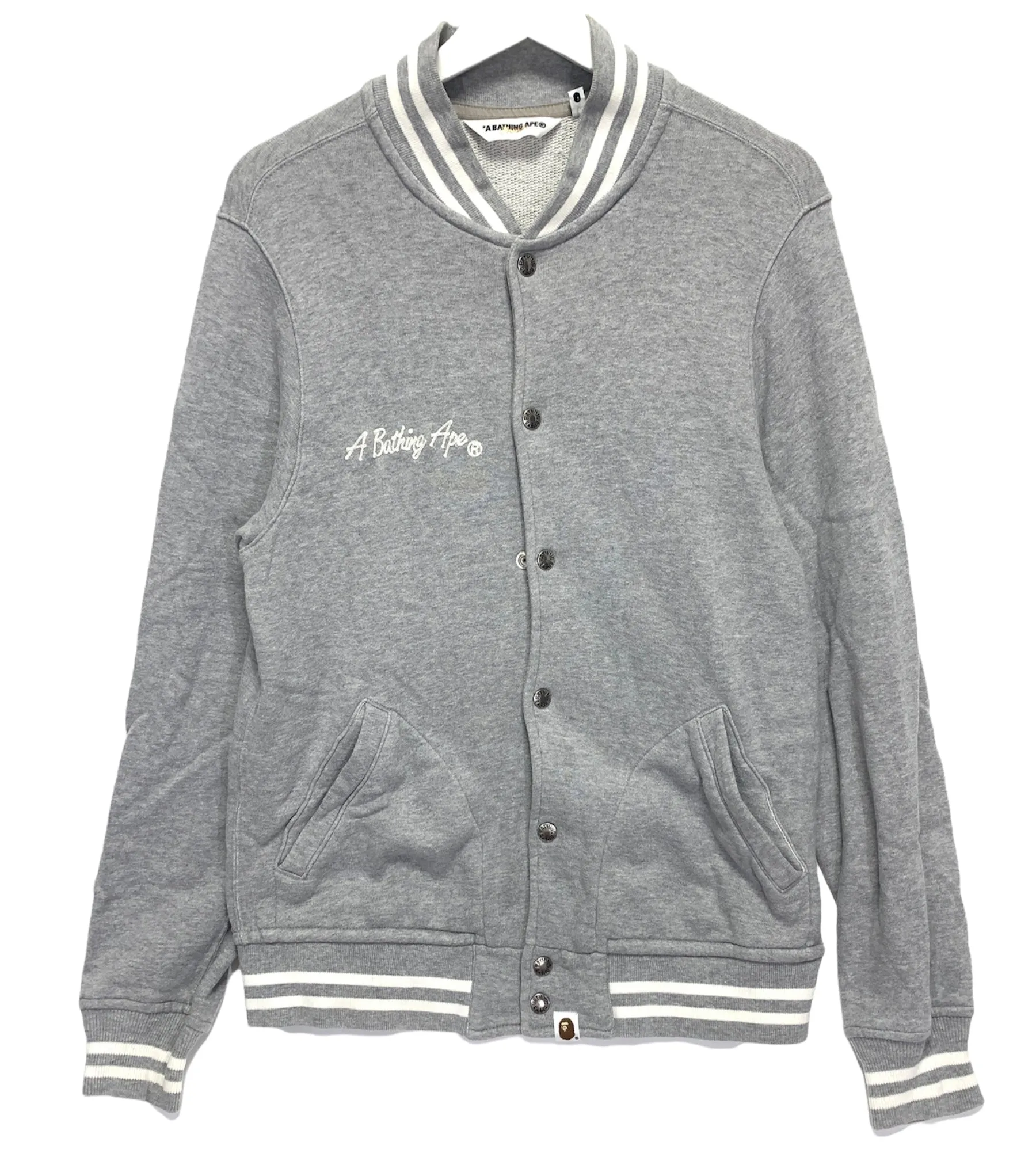 [M] A Bathing Ape Bape Classics General Made Sweat Stadium Jacket