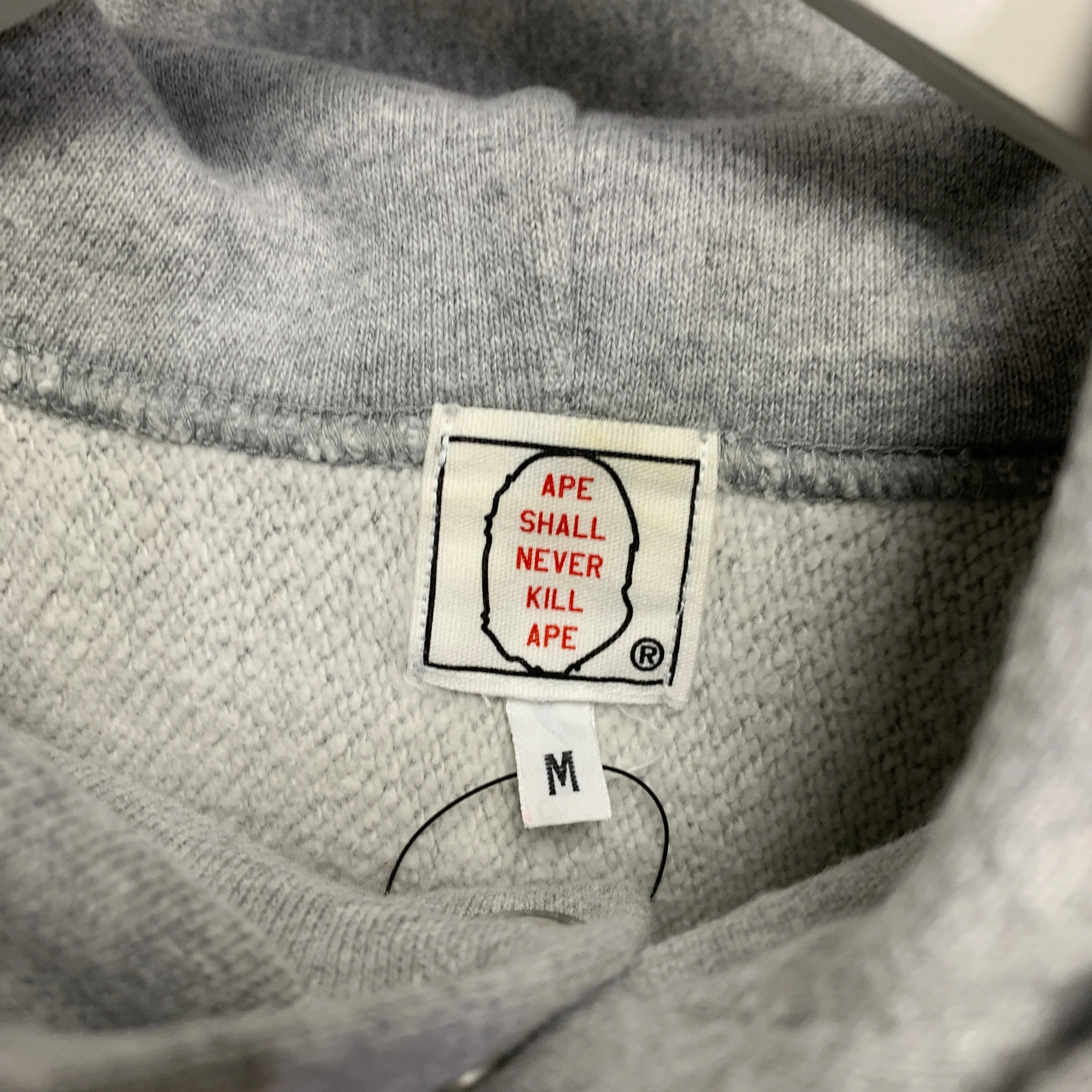 [M] A Bathing Ape Bape Vintage Superman Logo Pullover Hoodie Sweatshirt