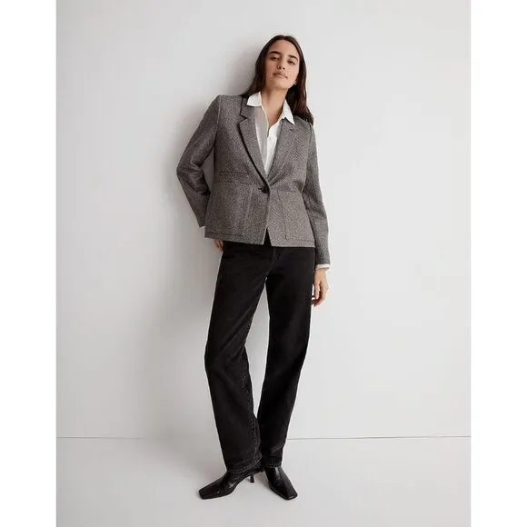 Madewell Crop Dorset Blazer