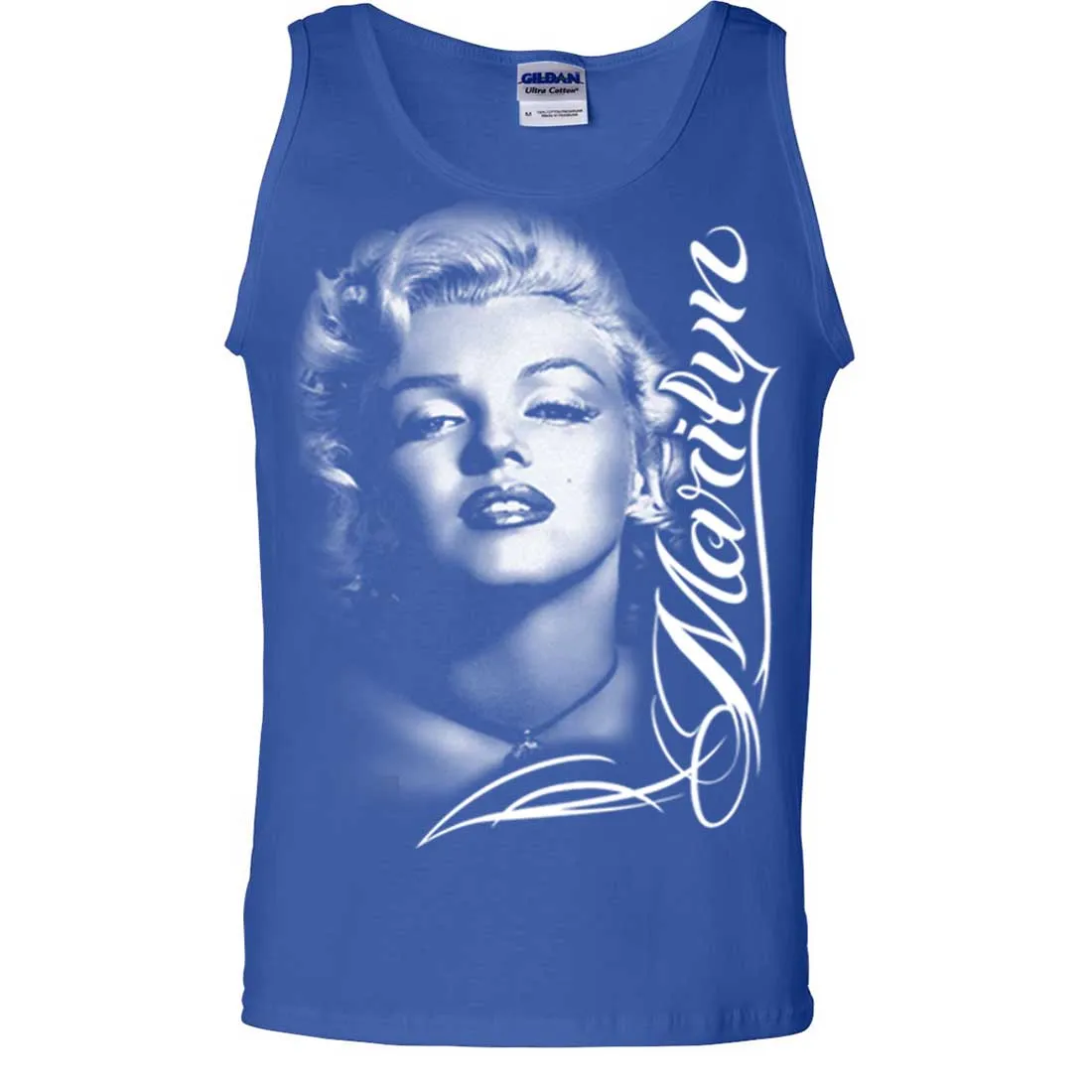 Marilyn Monroe Portrait Signature Asst Colors Tank Top