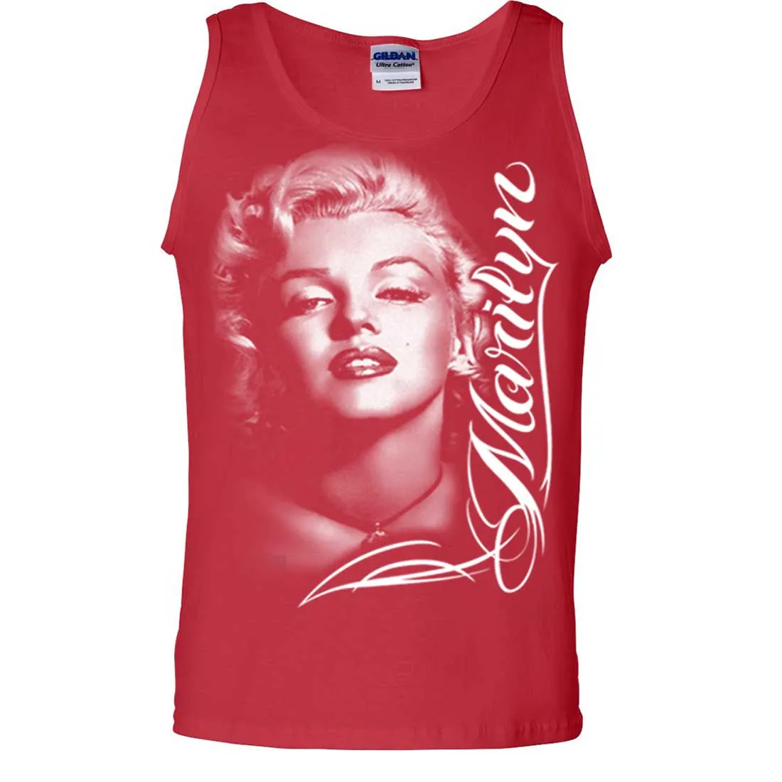 Marilyn Monroe Portrait Signature Asst Colors Tank Top