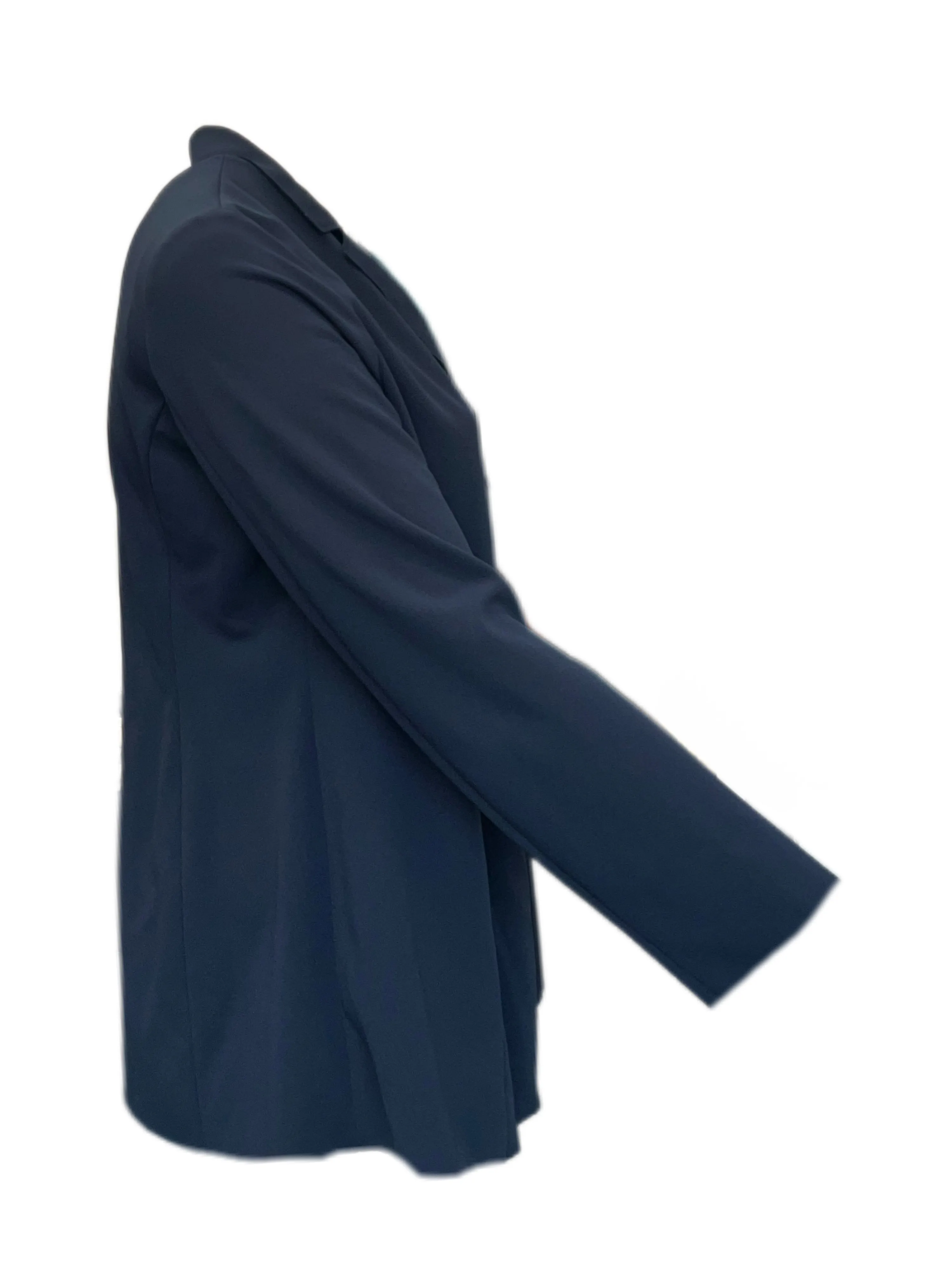 Marina Rinaldi Women's Navy Ole Button Closure Jacket Size L NWT