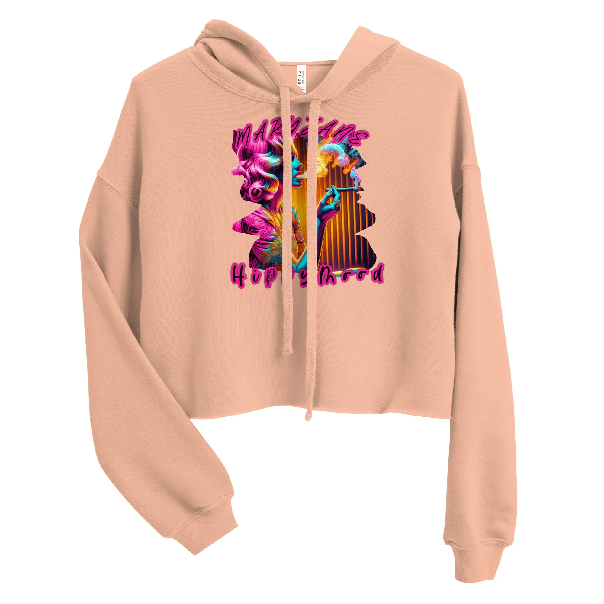 Mary Jane Crop Pullover Hoodie