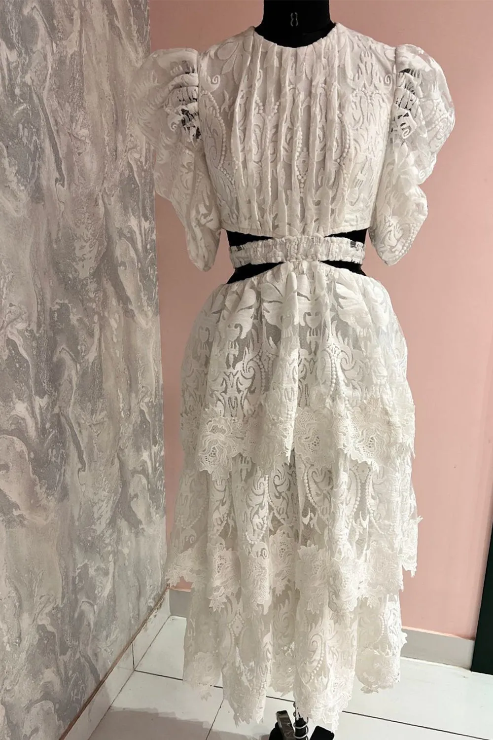 Masoom Minawala In Our Textured Organza Midi Dress