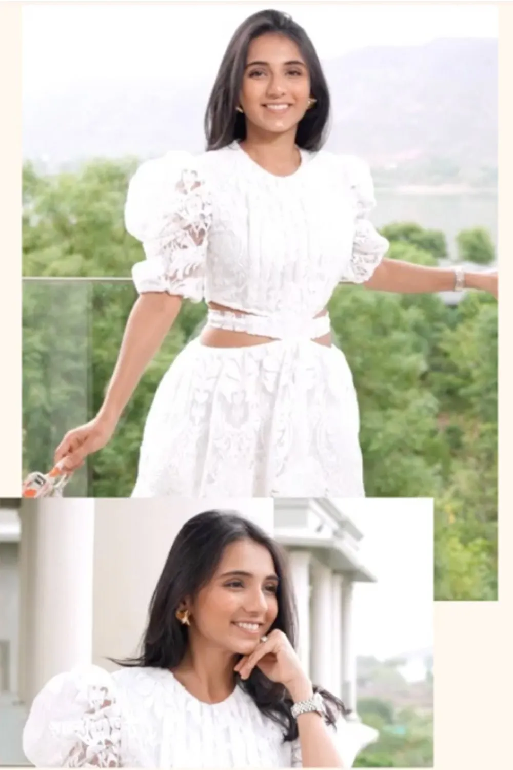 Masoom Minawala In Our Textured Organza Midi Dress
