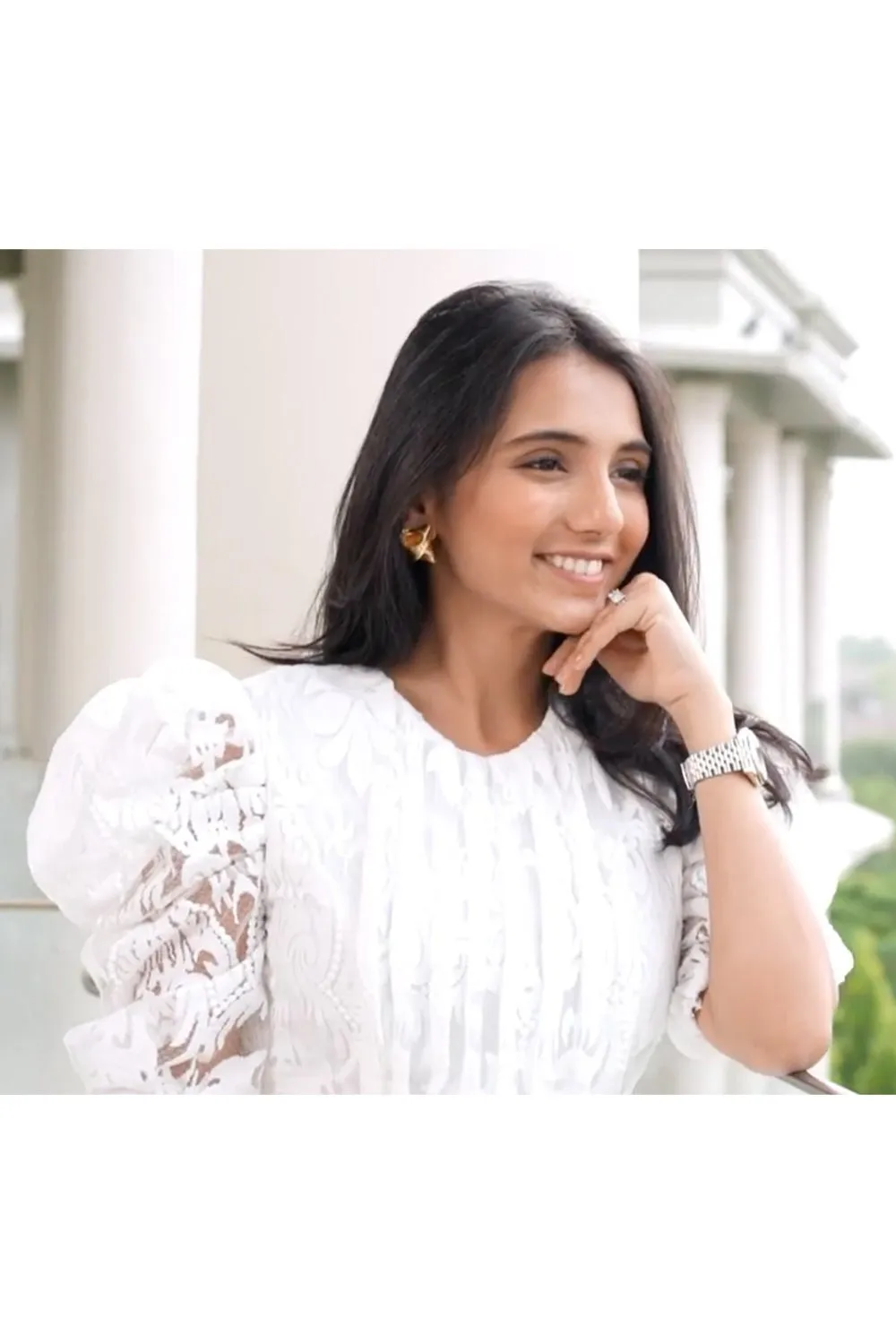 Masoom Minawala In Our Textured Organza Midi Dress