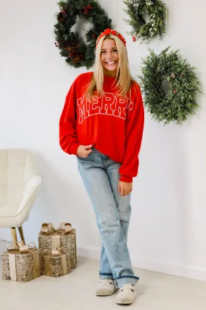Merry Red Sweatshirt