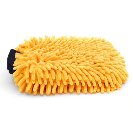 Microfiber Chenille Gold Wash Mitt