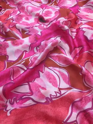 Modal Soft Muslin Textured Digital Printed Fabrics