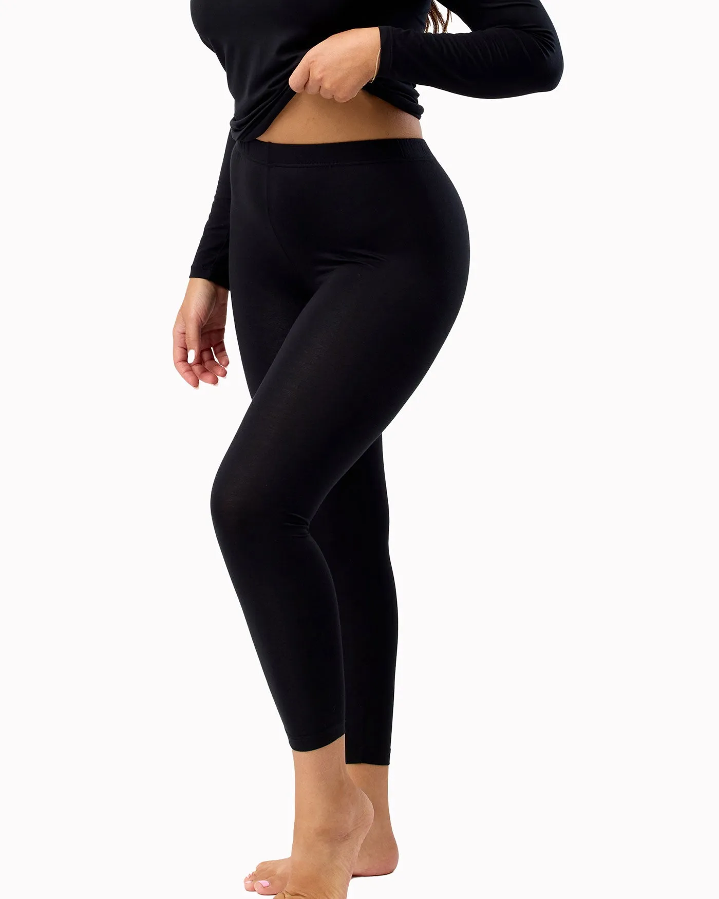 Modal Thermal Legging - HH2225 Black