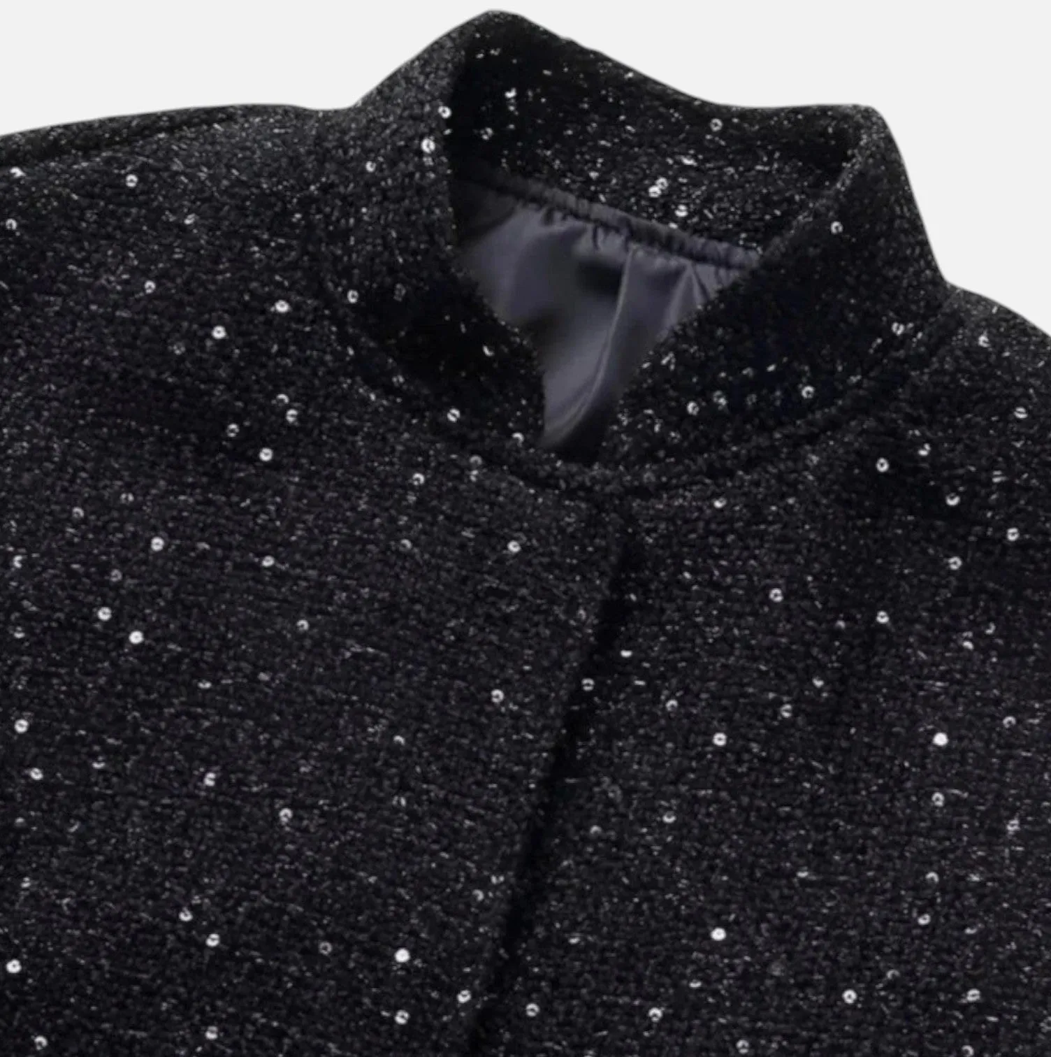 Monacogents | Gold Sequin Short Jacket