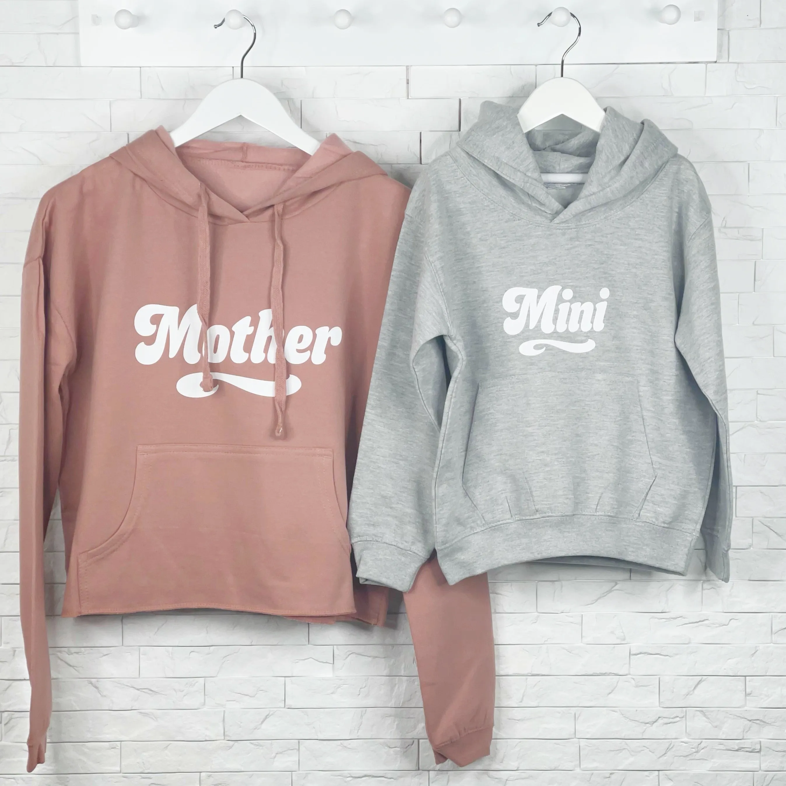 Mother And Mini Matching Hoodie Set
