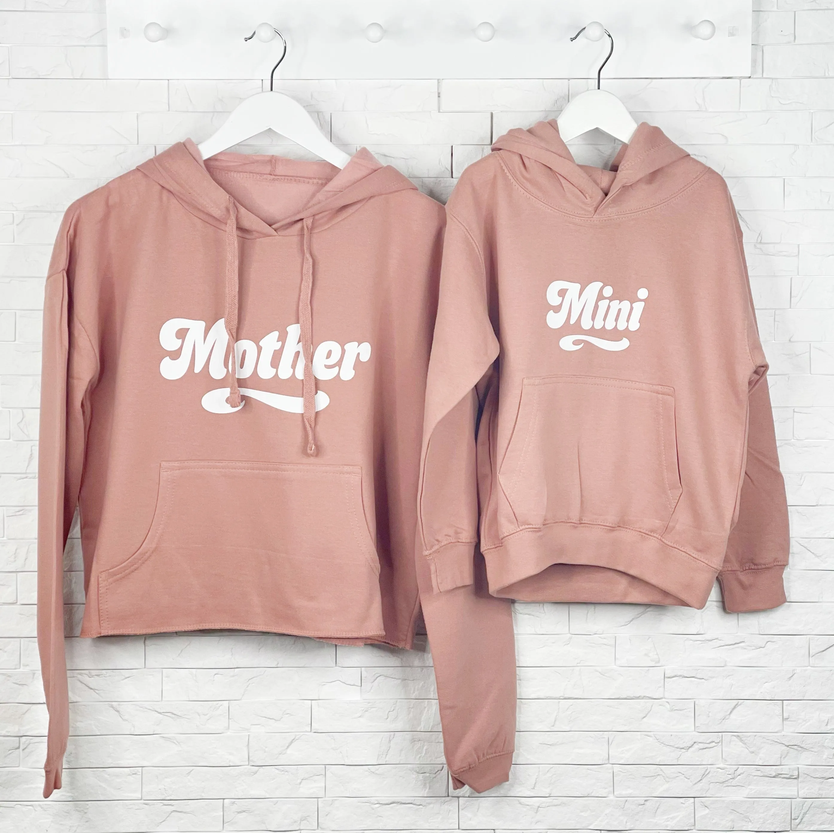 Mother And Mini Matching Hoodie Set