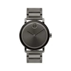 Movado Bold Men's Watch Black Tone Case Quartz