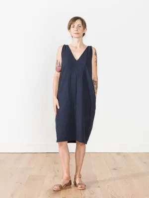 multi dress - navy