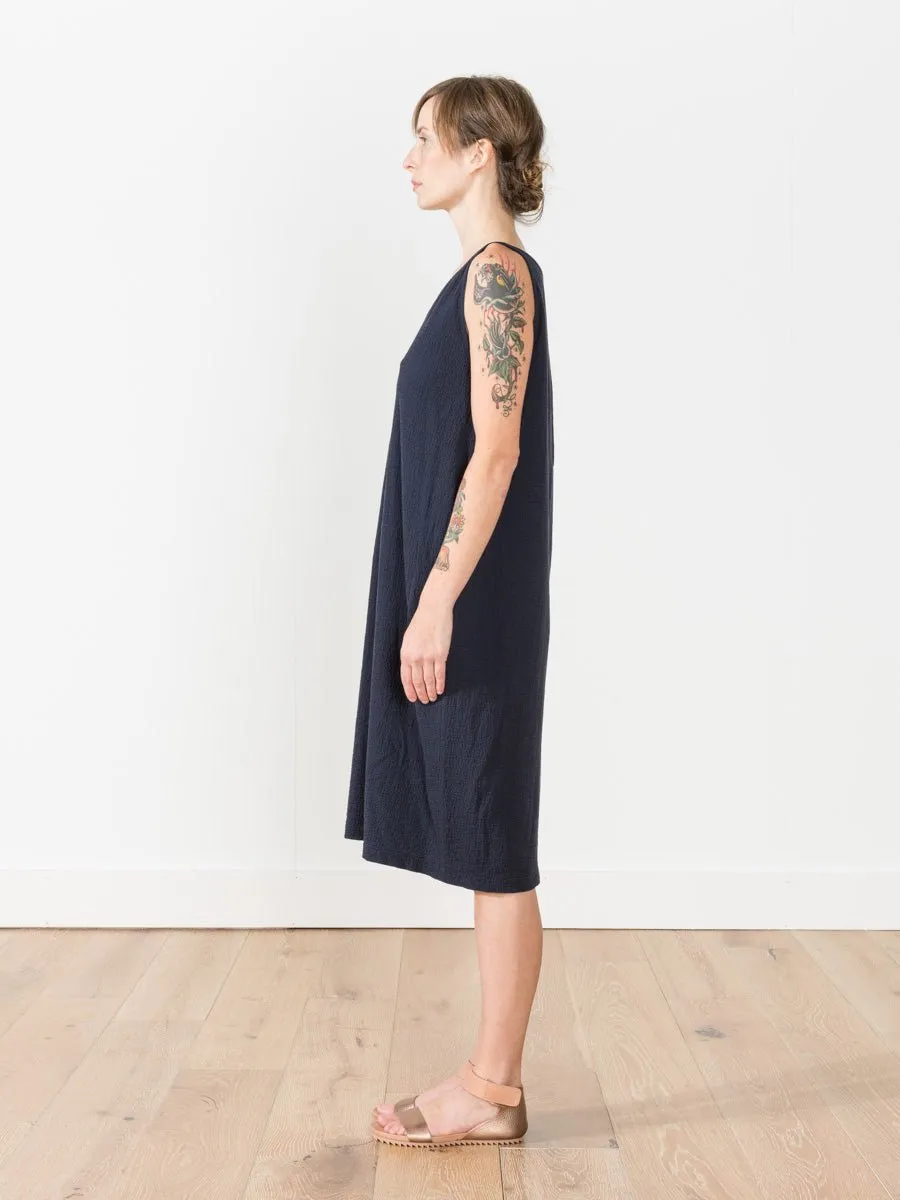 multi dress - navy