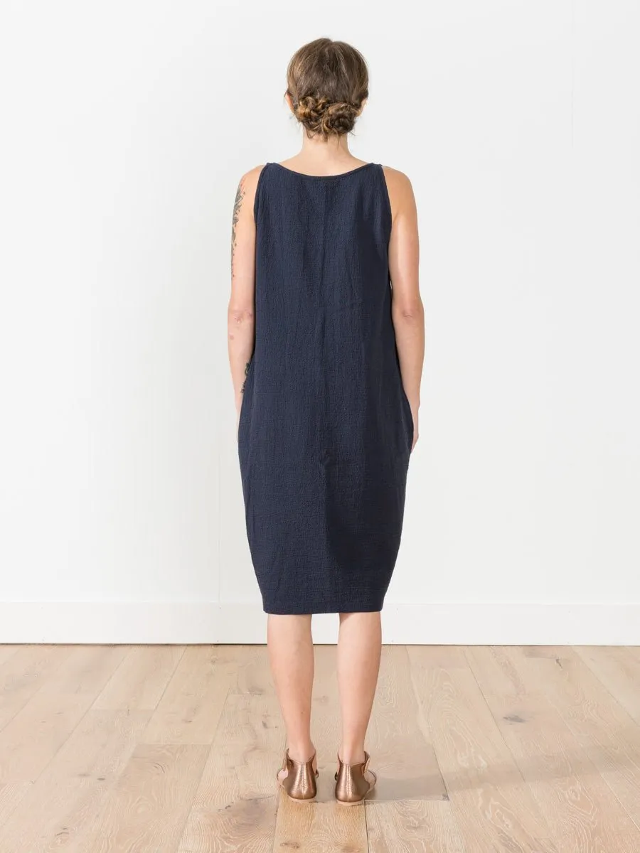 multi dress - navy