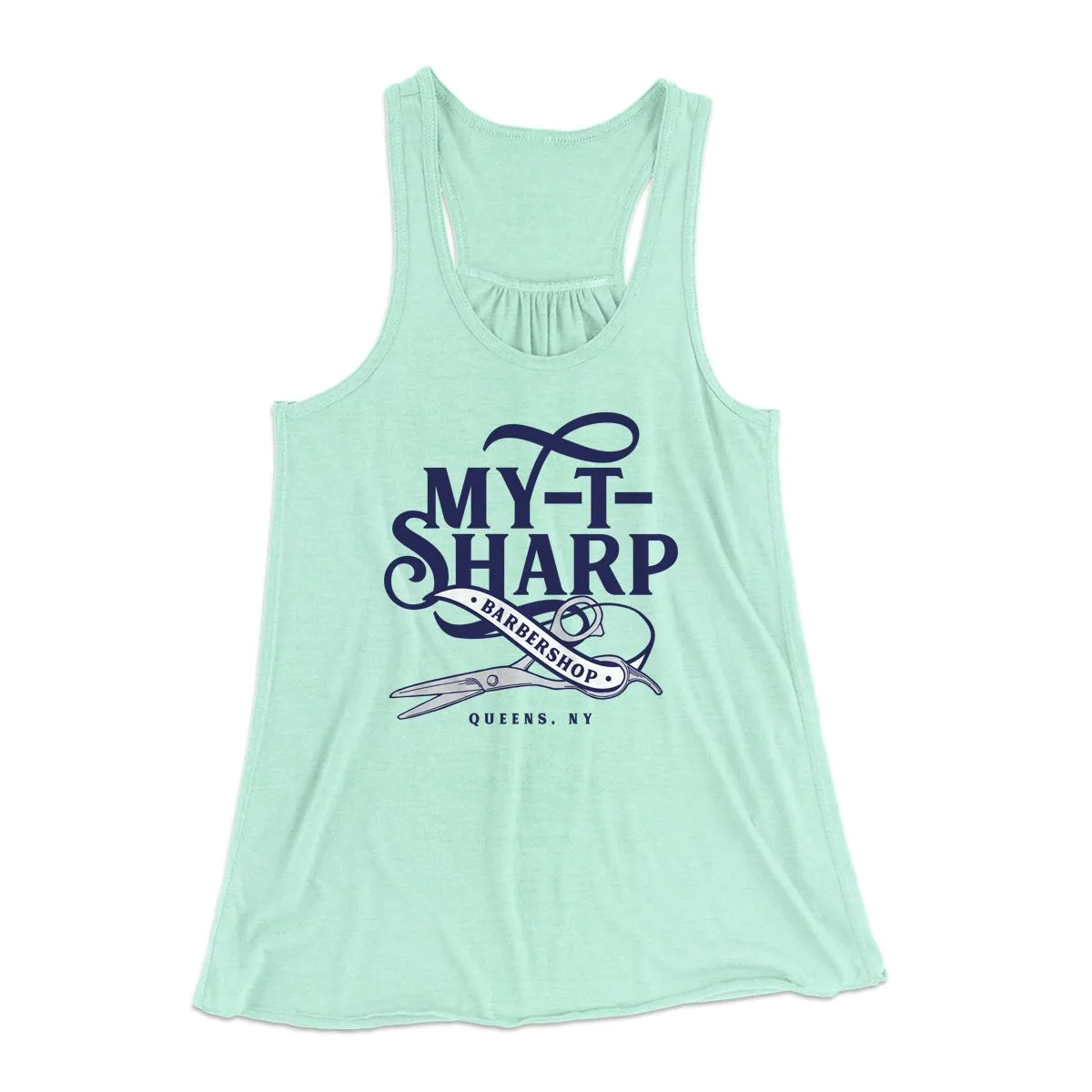 My-T-Sharp Barber Shop Women's Flowey Tank Top
