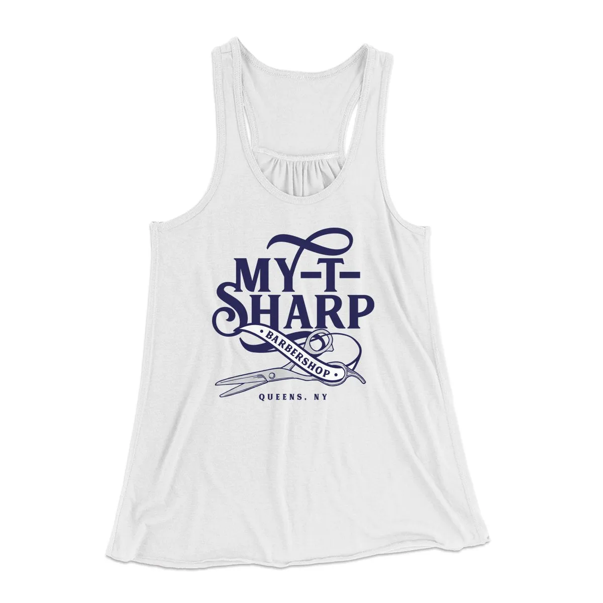 My-T-Sharp Barber Shop Women's Flowey Tank Top