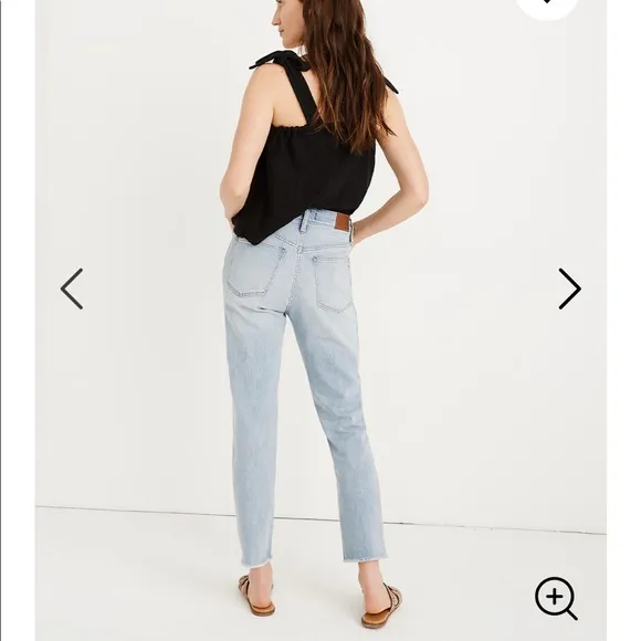 NEW • Madewell • Boyfriend High Rise Crop Jean 32