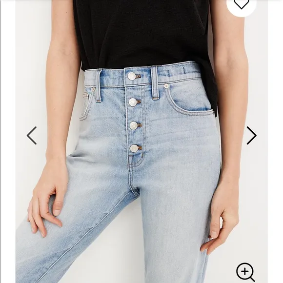 NEW • Madewell • Boyfriend High Rise Crop Jean 32