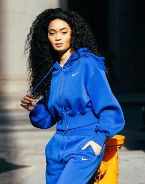 Nike Phoenix Fleece Loose Cropped Full-Zip Hoodie