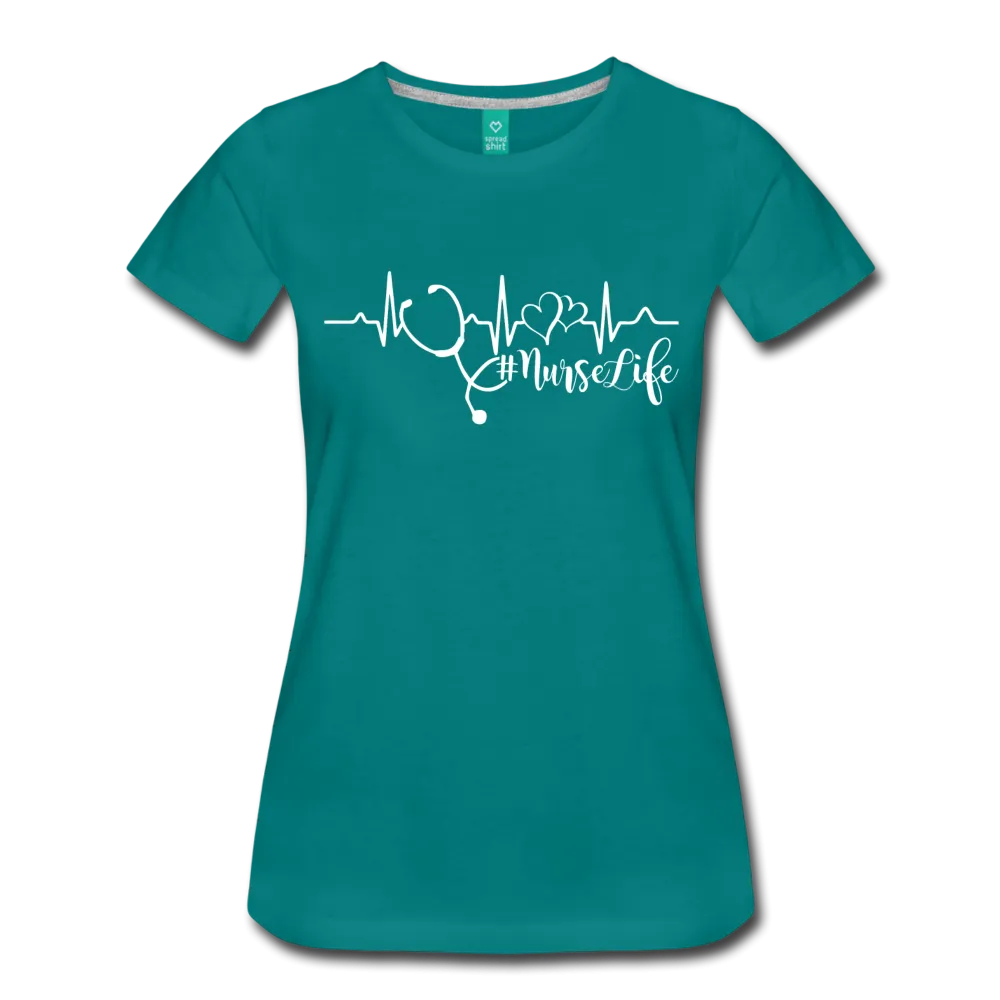 #Nurselife Women’s Premium T-Shirt (CK1396)